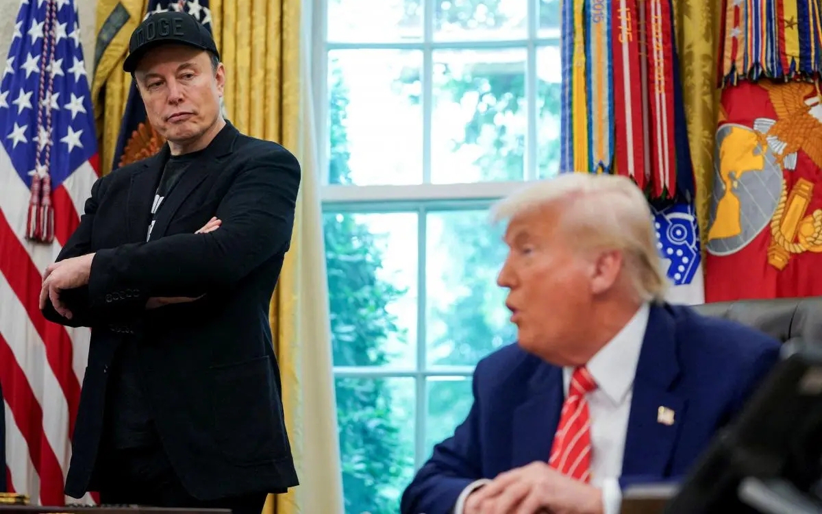 Quan hệ giữa Tổng thống Trump v&agrave; tỷ ph&uacute; Musk rạn nứt