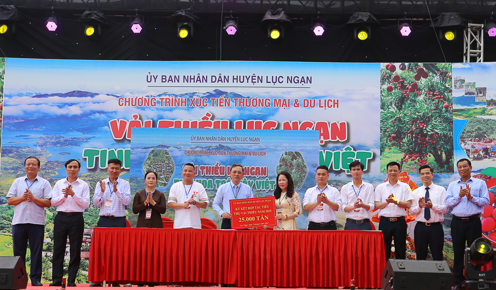 X&uacute;c tiến, k&yacute; kết ti&ecirc;u thụ 25.000 tấn vải thiều Lục Ngạn- Ảnh 1.