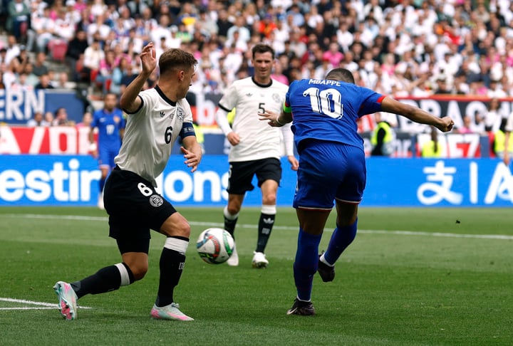Mbappe tỏa sáng, Pháp đánh bại Đức giành hạng ba Nations League 2025- Ảnh 1. Mbappe tỏa sáng, Pháp đánh bại Đức giành hạng ba Nations League 2025- Ảnh 1.