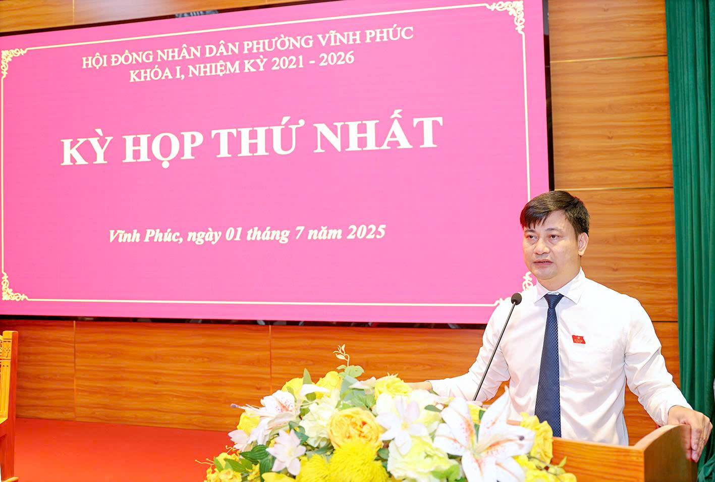 Ph&uacute; Thọ: Phường Vĩnh Ph&uacute;c tổ chức kỳ họp đầu ti&ecirc;n, sẵn s&agrave;ng vận h&agrave;nh bộ m&aacute;y mới- Ảnh 2.