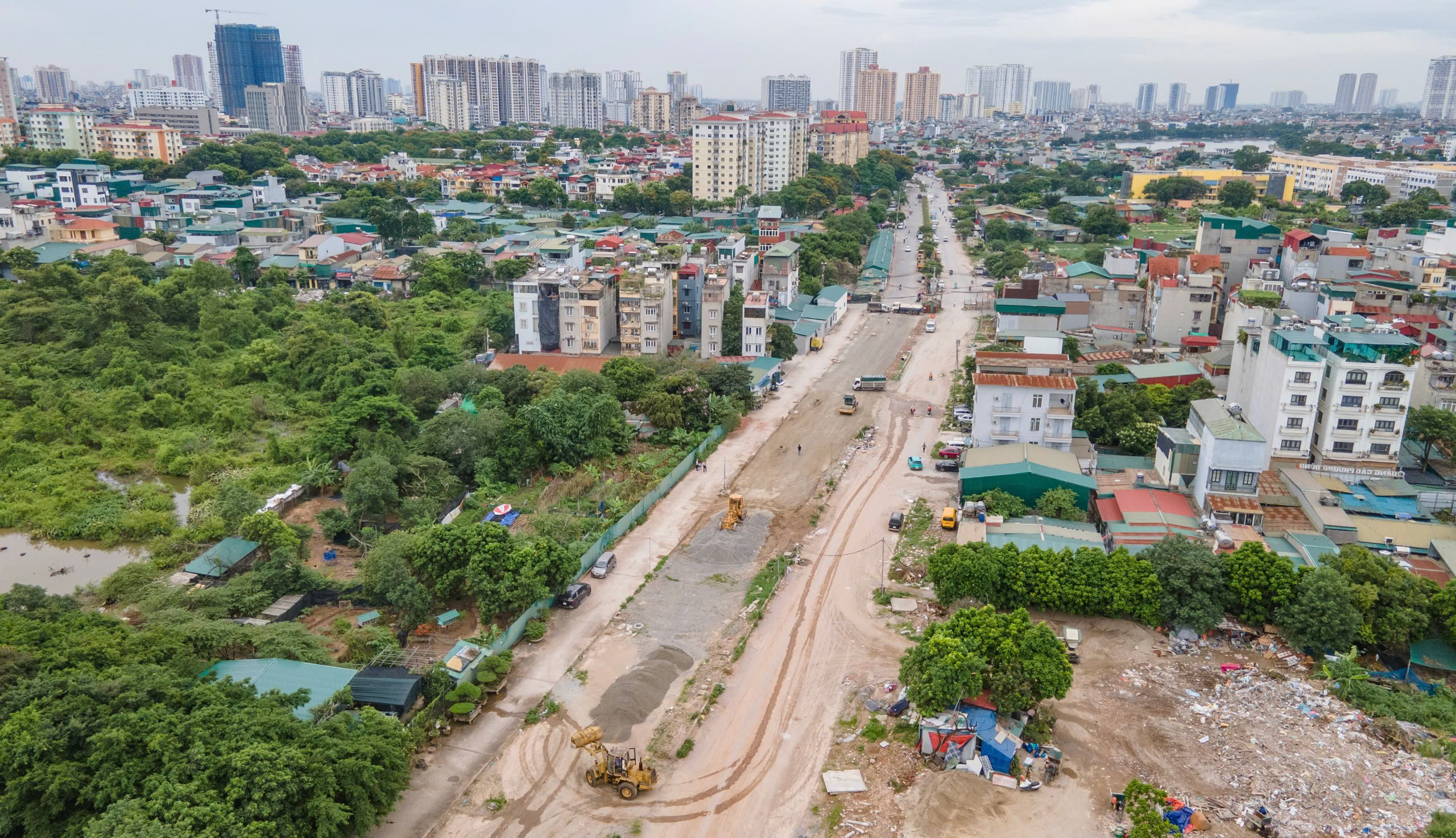 To&agrave;n cảnh V&agrave;nh đai 2,5 đoạn Đầm Hồng - QL1A sau hơn 1 th&aacute;ng t&aacute;i khởi động- Ảnh 1.
