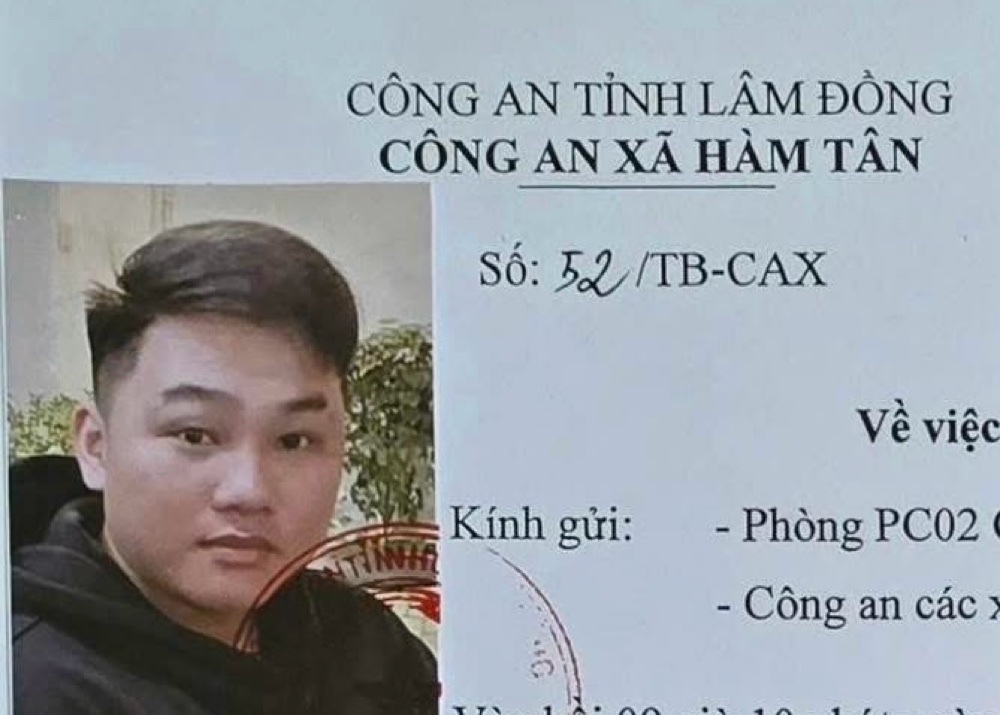 Truy tìm nam thanh niên ở Lâm Đồng sau 5 ngày mất liên lạc- Ảnh 1. Truy tìm nam thanh niên ở Lâm Đồng sau 5 ngày mất liên lạc- Ảnh 1.