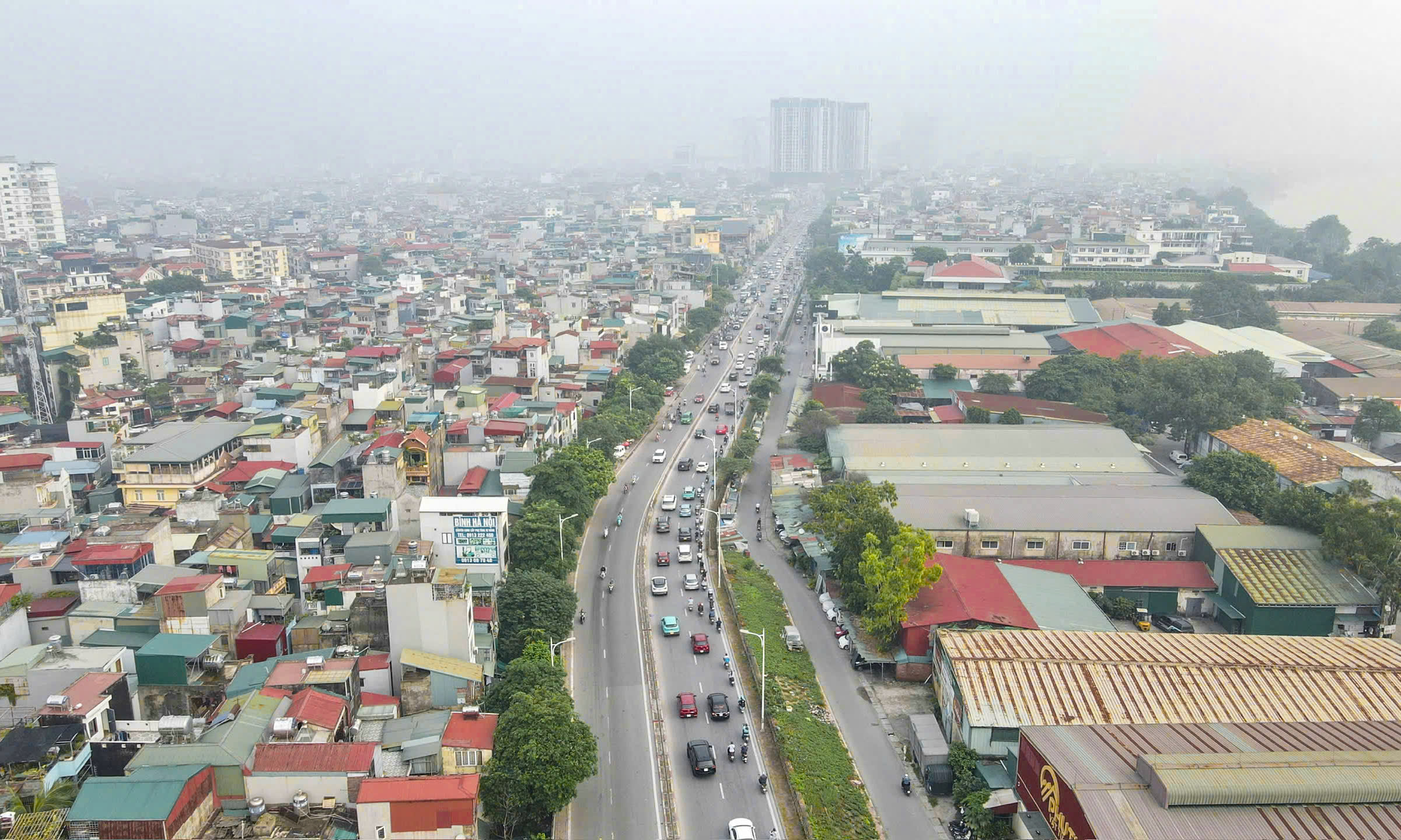 To&agrave;n cảnh 25km tuyến V&agrave;nh đai 1 H&agrave; Nội- Ảnh 11.