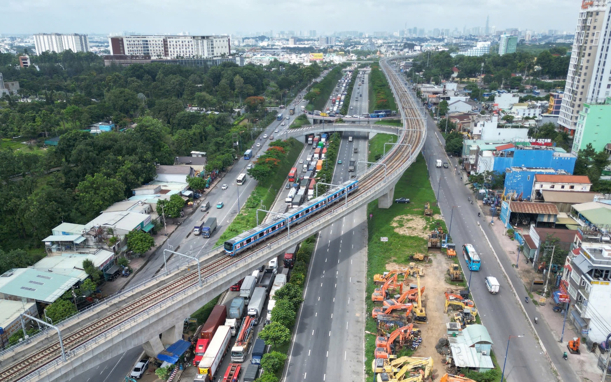 Cận cảnh tuyến metro TP mới B&igrave;nh Dương - Suối Ti&ecirc;n hơn 32km kết nối TP.HCM