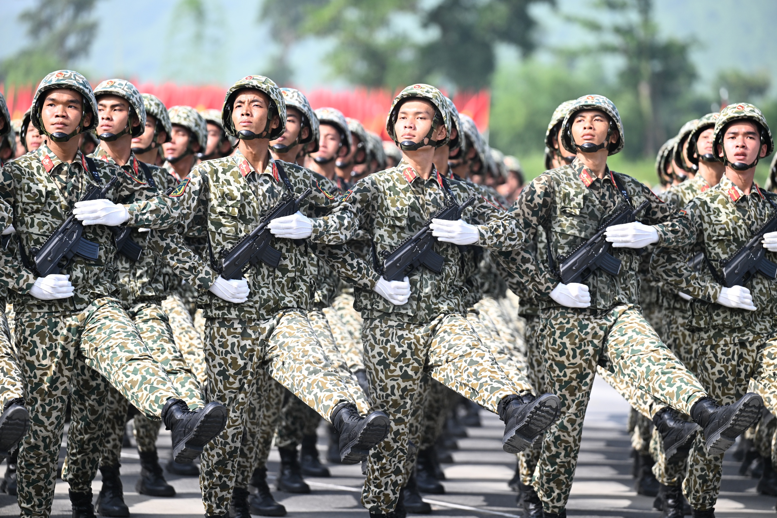 D&agrave;n kh&iacute; t&agrave;i hiện đại lần đầu hợp luyện c&ugrave;ng khối diễu binh mừng đại lễ 2/9- Ảnh 6.