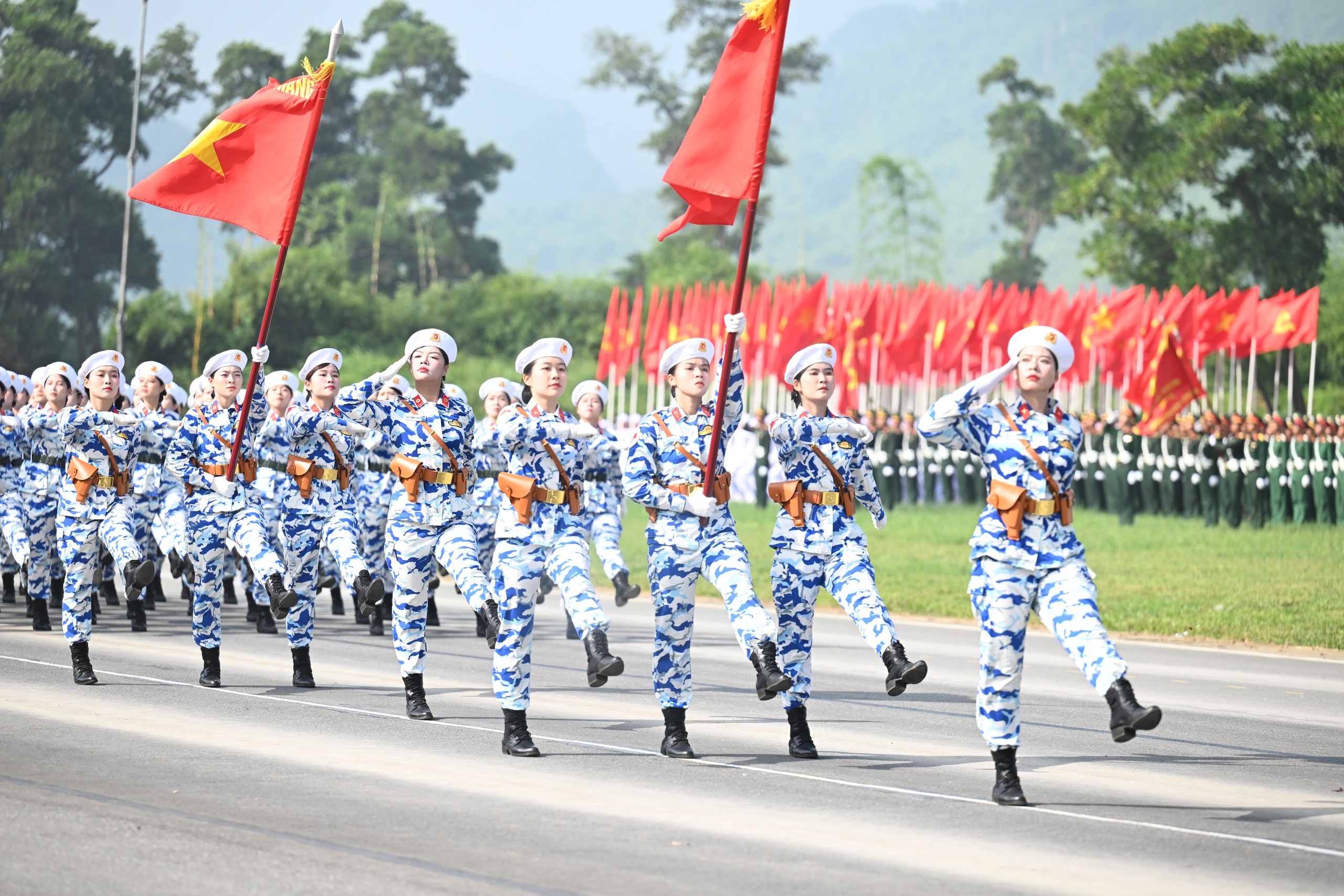 D&agrave;n kh&iacute; t&agrave;i hiện đại lần đầu hợp luyện c&ugrave;ng khối diễu binh mừng đại lễ 2/9- Ảnh 11.