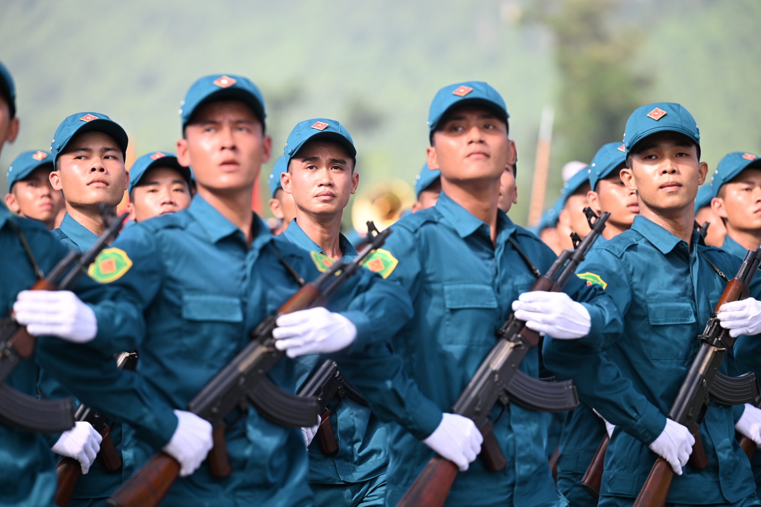 D&agrave;n kh&iacute; t&agrave;i hiện đại lần đầu hợp luyện c&ugrave;ng khối diễu binh mừng đại lễ 2/9- Ảnh 10.