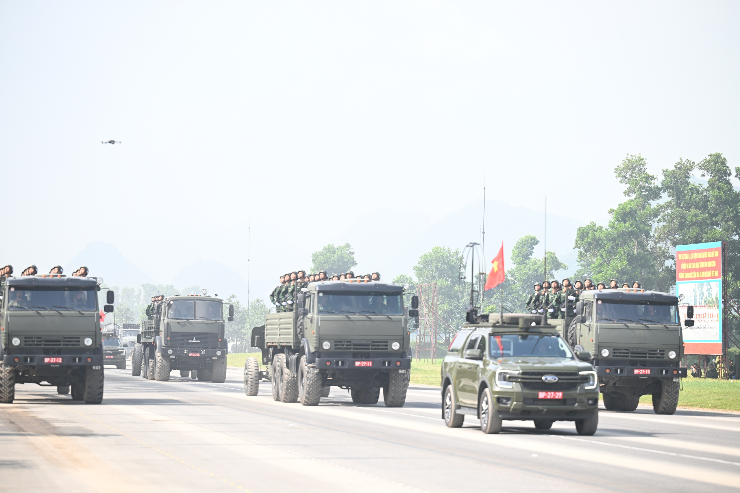 D&agrave;n kh&iacute; t&agrave;i hiện đại lần đầu hợp luyện c&ugrave;ng khối diễu binh mừng đại lễ 2/9- Ảnh 15.