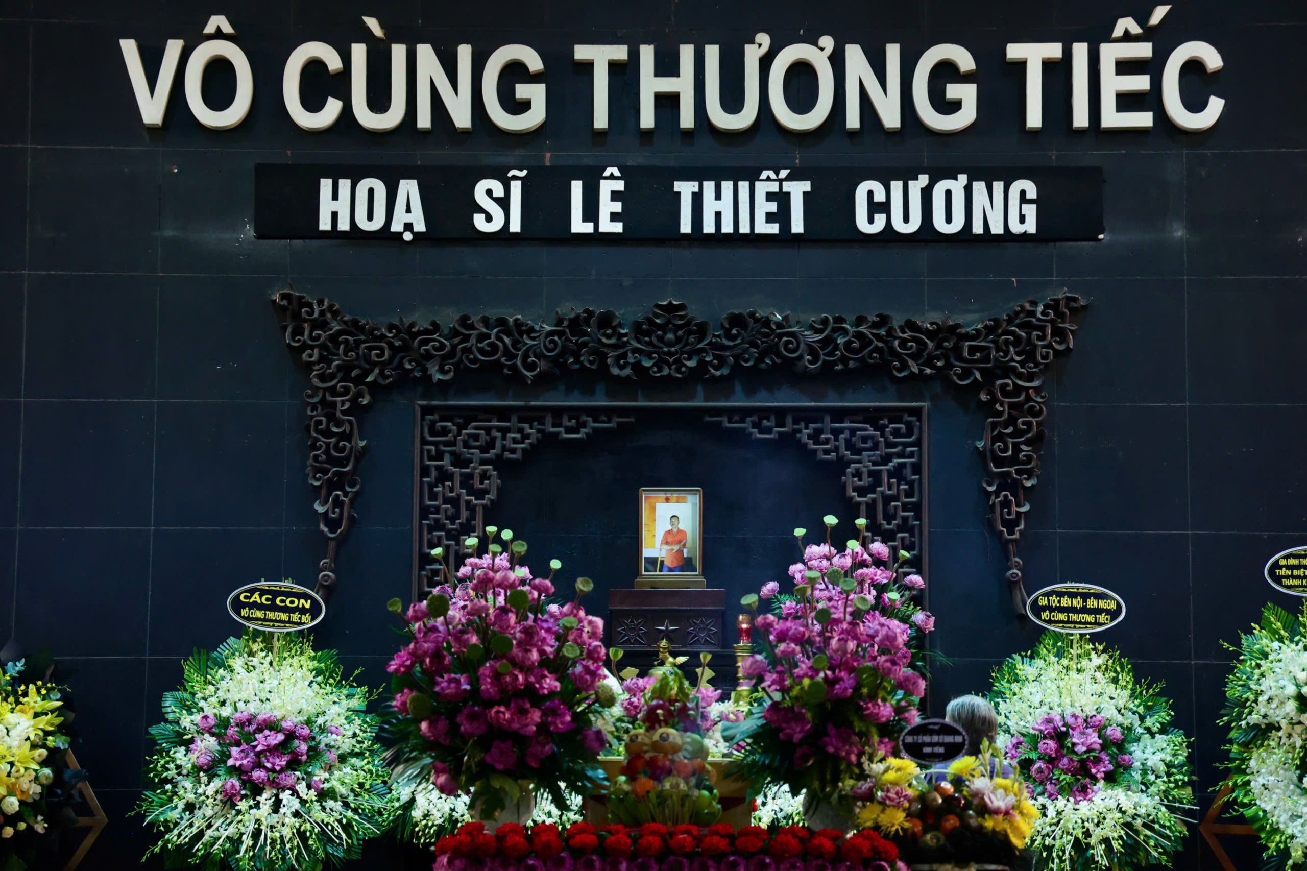 Gia đ&igrave;nh, đồng nghiệp tiễn biệt họa sĩ t&agrave;i hoa L&ecirc; Thiết Cương- Ảnh 1.