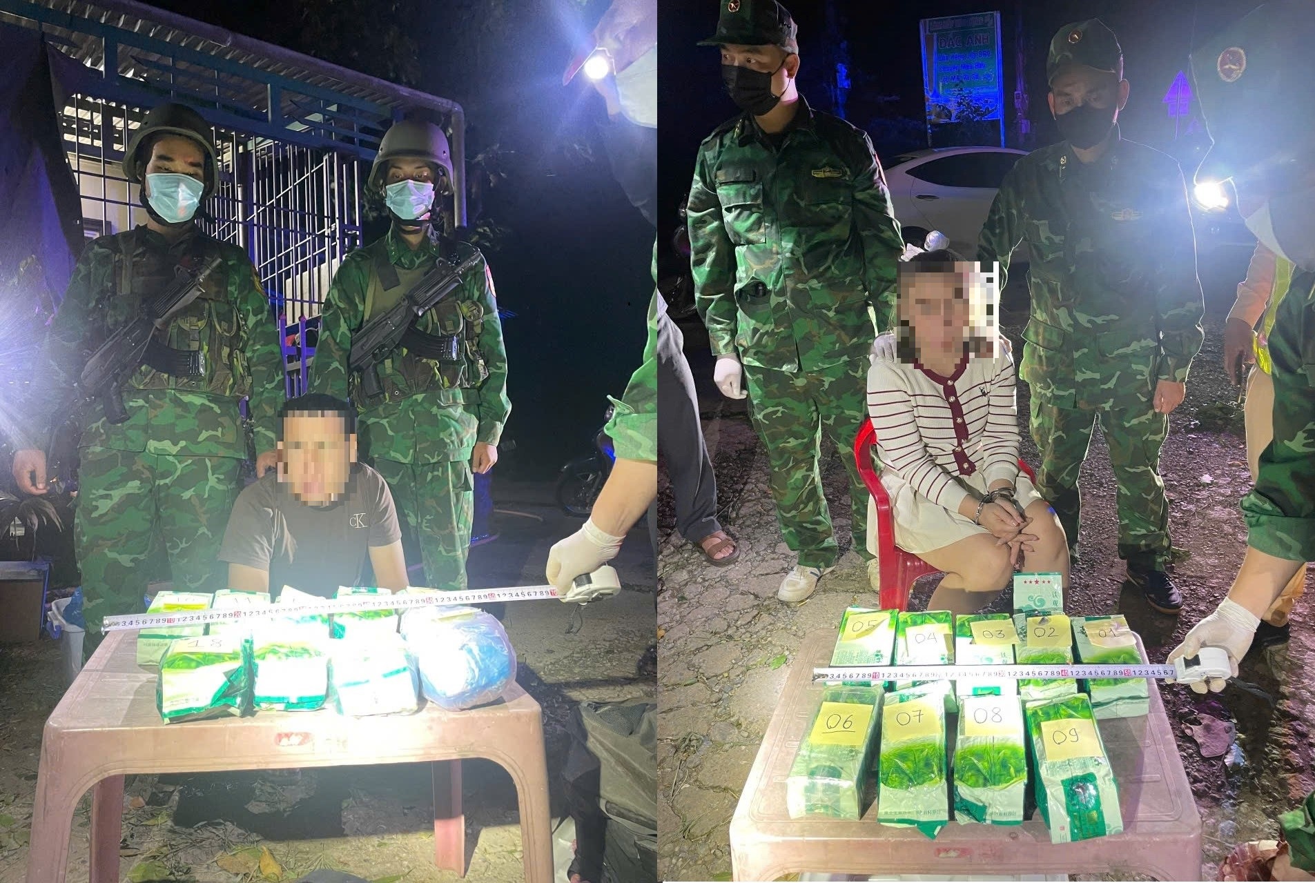 Bắt đ&ocirc;i nam nữ vận chuyển 17kg ma tu&yacute; đ&aacute;, 6.000 vi&ecirc;n ketamin- Ảnh 1.