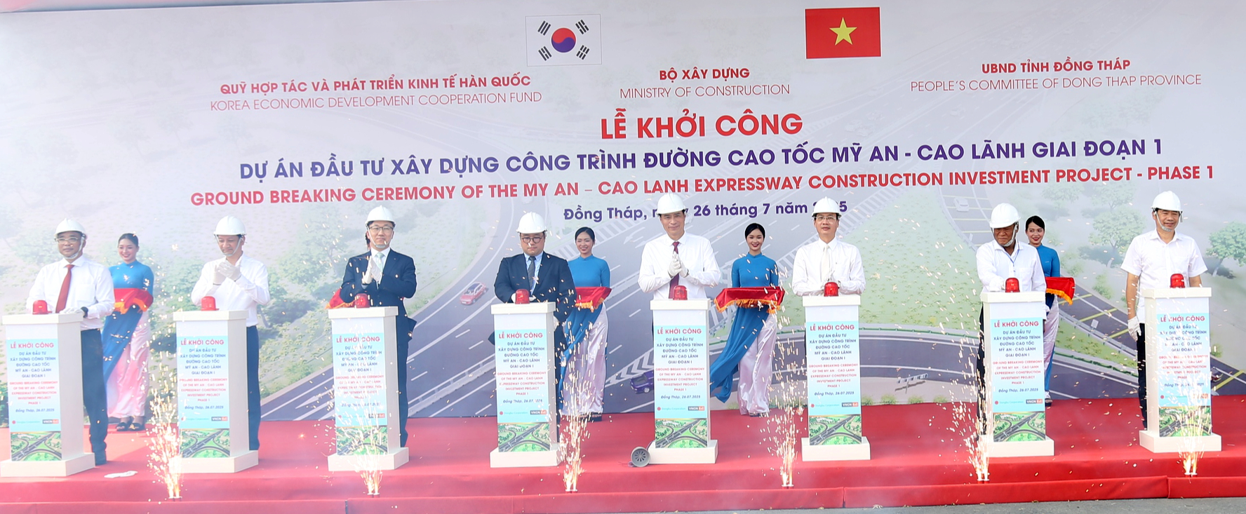 Khởi c&ocirc;ng tuyến cao tốc Mỹ An - Cao L&atilde;nh hơn 6.000 tỷ đồng- Ảnh 4.