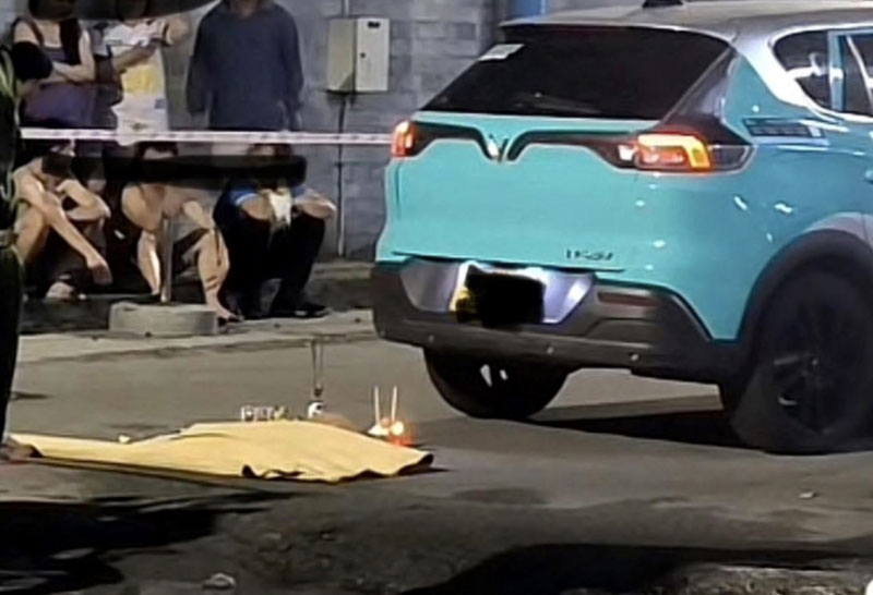 Hiện trường vụ va chạm khiến b&eacute; g&aacute;i 4 tuổi tử vong - Ảnh: Nghinh Phong.