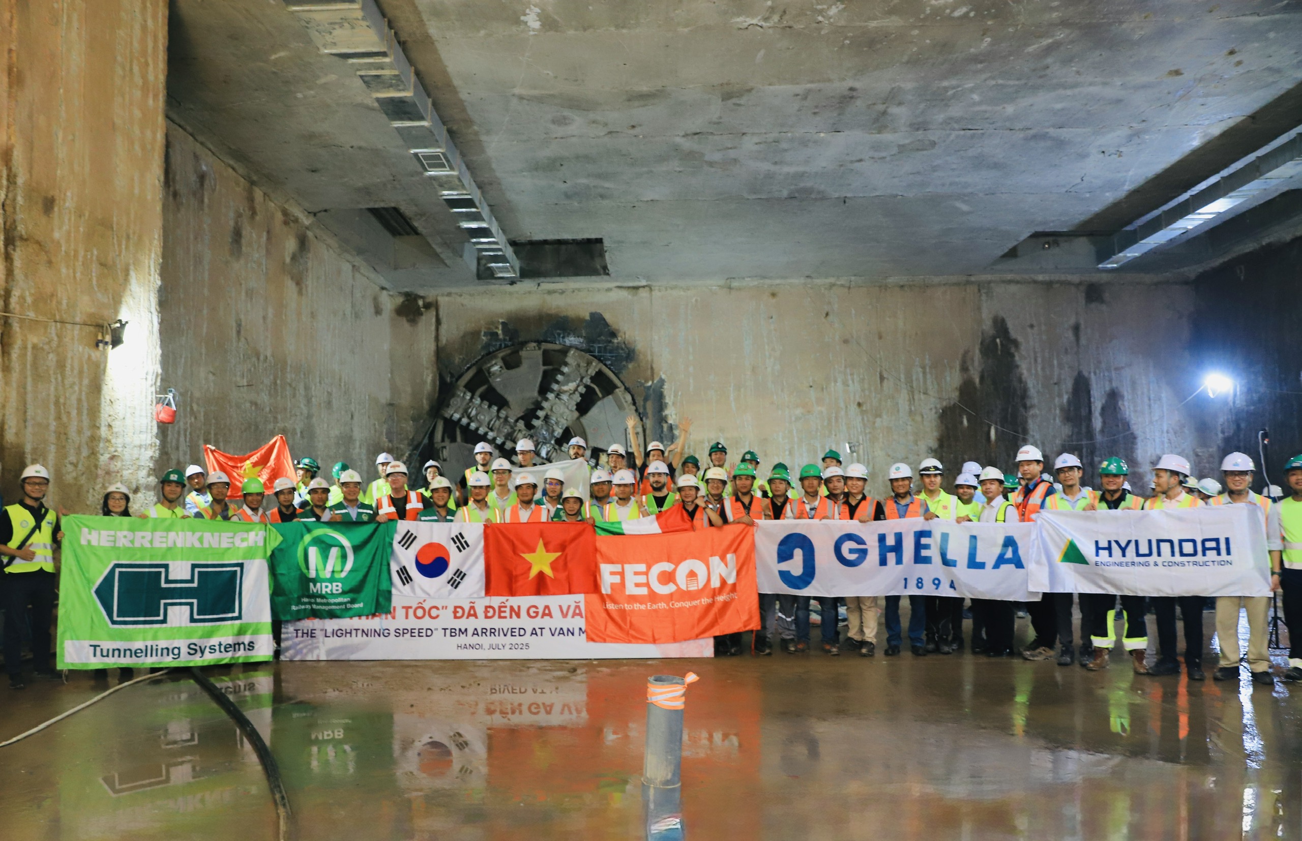 Robot đ&agrave;o hầm metro Nhổn - ga H&agrave; Nội đ&atilde; đến ga Văn Miếu- Ảnh 1.