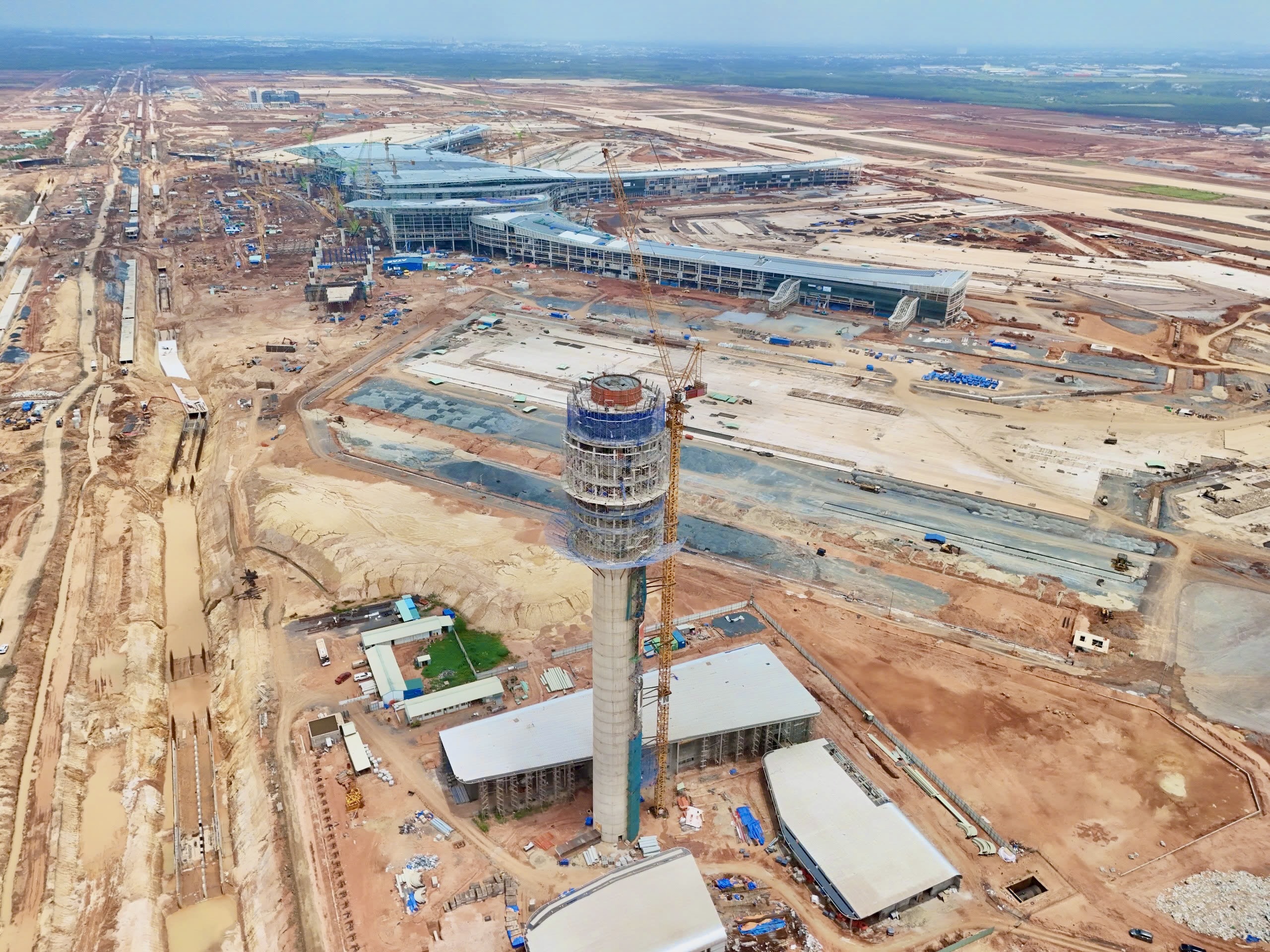 Hình ảnh mới nhất tháp không lưu cao 123m tại sân bay Long Thành- Ảnh 2. Hình ảnh mới nhất tháp không lưu cao 123m tại sân bay Long Thành- Ảnh 2.