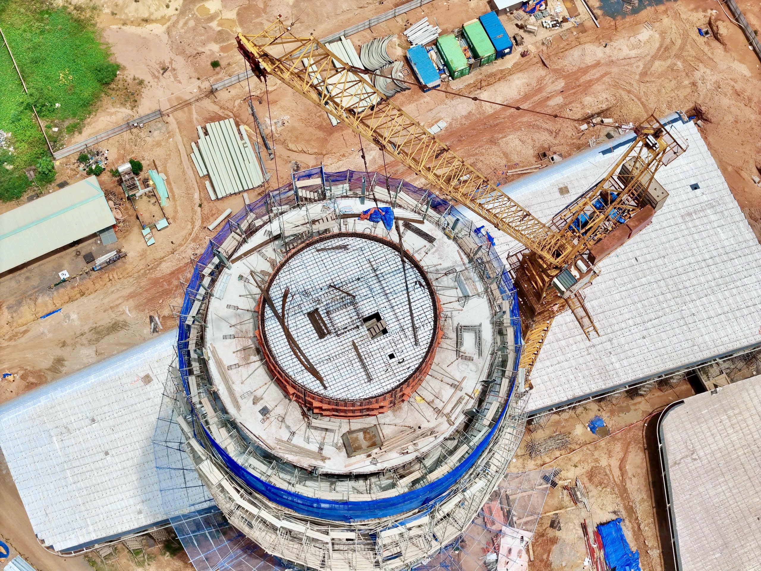 Hình ảnh mới nhất tháp không lưu cao 123m tại sân bay Long Thành- Ảnh 7. Hình ảnh mới nhất tháp không lưu cao 123m tại sân bay Long Thành- Ảnh 7.