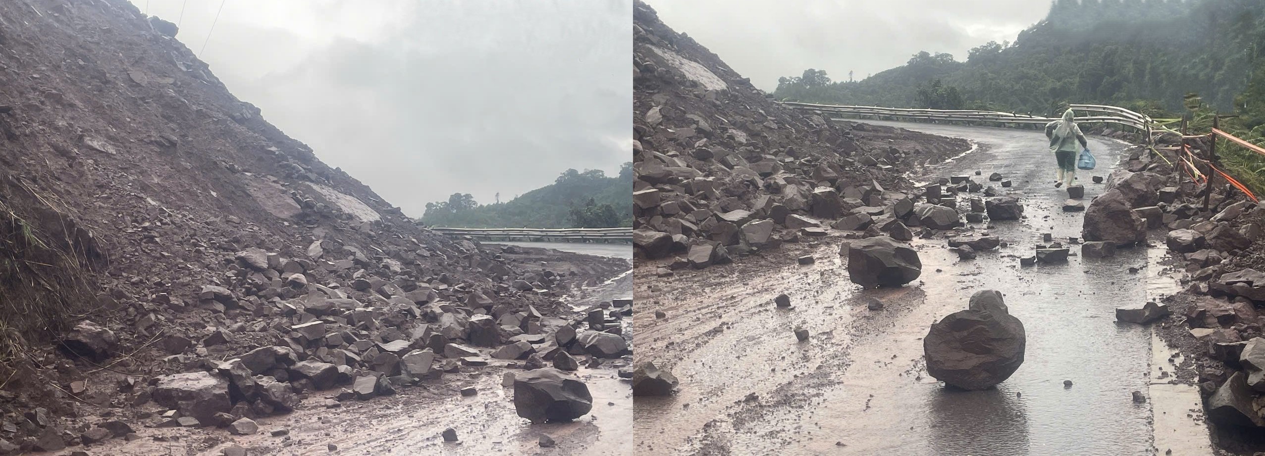 Khẩn trương xử lý đất đá sạt lở, đảm bảo giao thông tuyến đường lên cửa khẩu La Lay- Ảnh 2. Khẩn trương xử lý đất đá sạt lở, đảm bảo giao thông tuyến đường lên cửa khẩu La Lay- Ảnh 2.