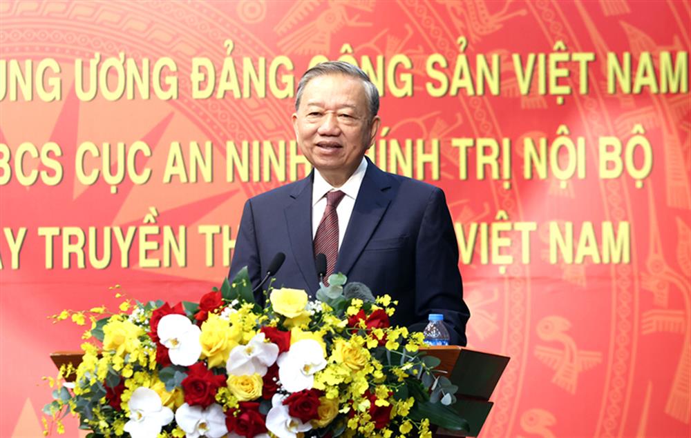 Tổng B&iacute; thư: Đổi mới tư duy, c&aacute;ch thức triển khai bảo vệ an ninh ch&iacute;nh trị nội bộ- Ảnh 1.