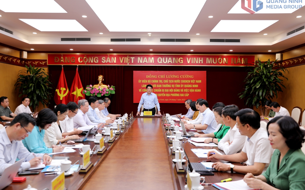Chủ tịch nước: Quảng Ninh cần kịp thời th&aacute;o gỡ kh&oacute; khăn, vướng mắc khi vận h&agrave;nh bộ m&aacute;y mới