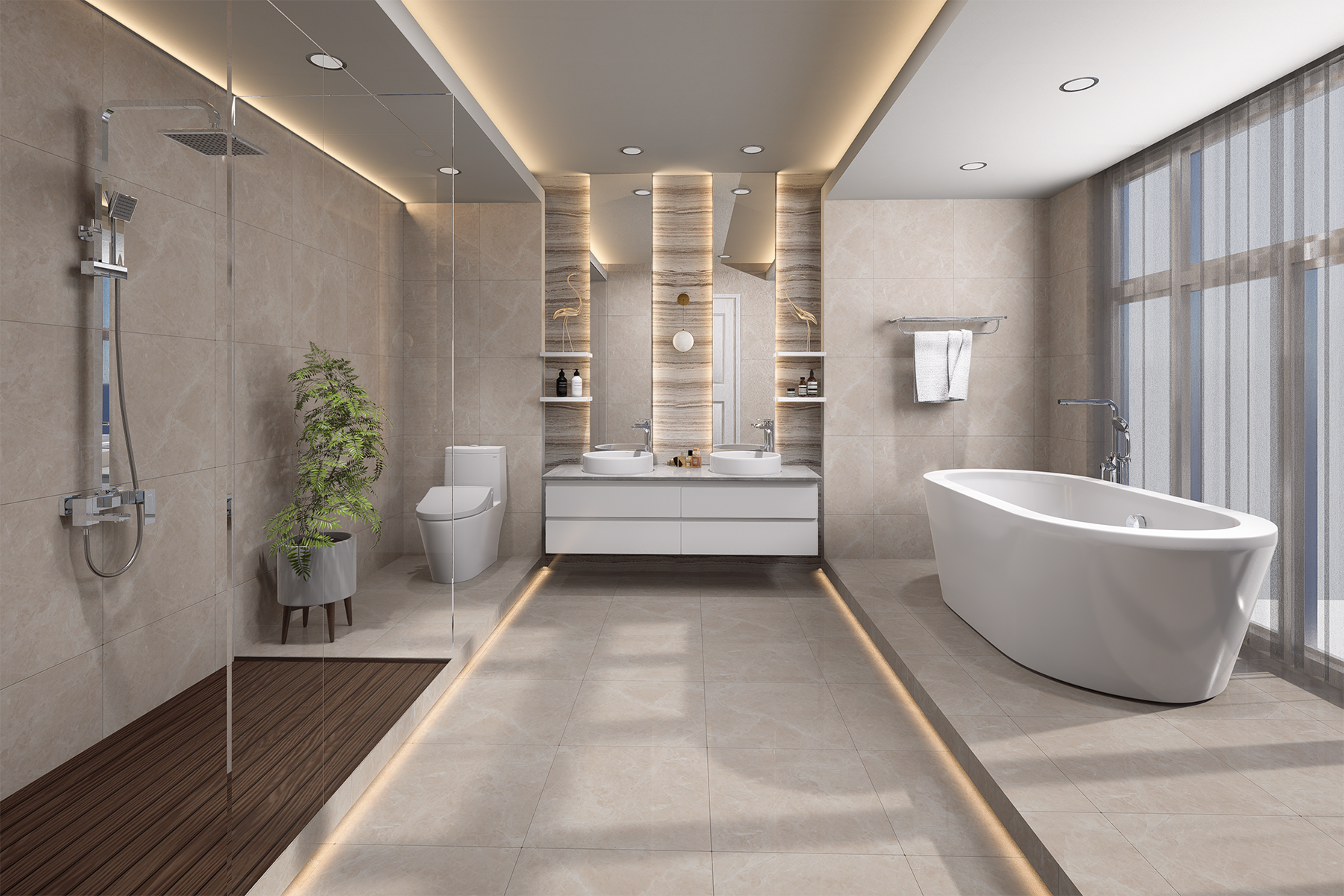 Caesar hạ nhiệt m&ugrave;a h&egrave; bằng c&aacute;ch c&aacute; nh&acirc;n h&oacute;a kh&ocirc;ng gian ph&ograve;ng tắm- Ảnh 3.