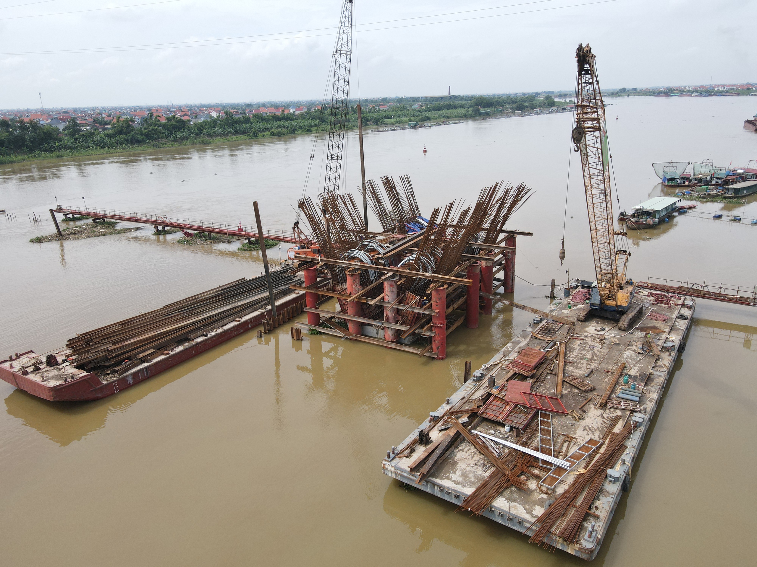 Dự án cầu hơn 2.000 tỷ đồng ở Bắc Ninh thi công ra sao?- Ảnh 14. Dự án cầu hơn 2.000 tỷ đồng ở Bắc Ninh thi công ra sao?- Ảnh 14.