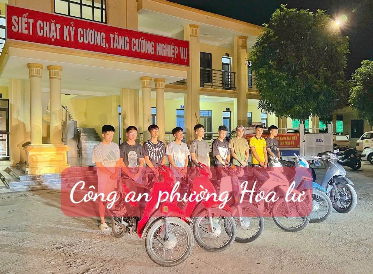 Khống chế nh&oacute;m đua xe tr&aacute;i ph&eacute;p ở Ninh B&igrave;nh sau hơn 2 giờ truy bắt - Ảnh 1.