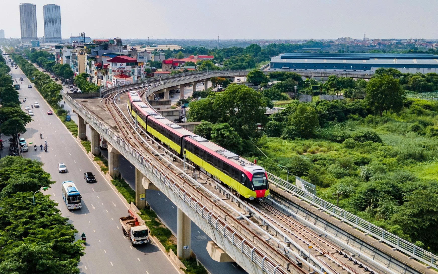 H&agrave; Nội khởi c&ocirc;ng 2 tuyến đường sắt đ&ocirc; thị trong năm 2025