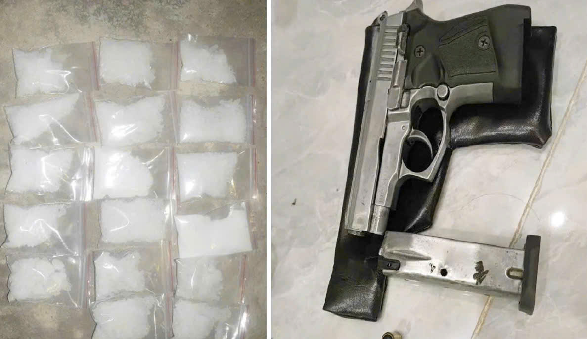 Đồng Nai: Triệt phá đường dây ma túy từ Campuchia, thu giữ súng và gần 2kg ma túy- Ảnh 1. Đồng Nai: Triệt phá đường dây ma túy từ Campuchia, thu giữ súng và gần 2kg ma túy- Ảnh 1.