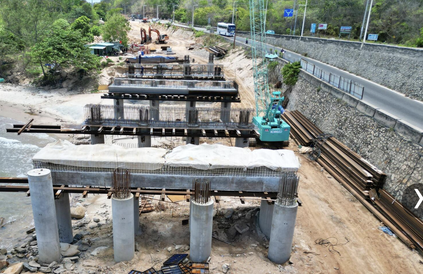 Vượt nắng gi&oacute;, tỉnh lộ 994 dần nối TP.HCM về hướng biển Sơn Mỹ - L&acirc;m Đồng- Ảnh 11.
