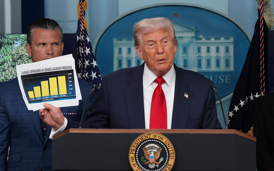 &Ocirc;ng Trump triển khai 800 vệ binh quốc gia tiếp quản lực lượng cảnh s&aacute;t thủ đ&ocirc; Washington