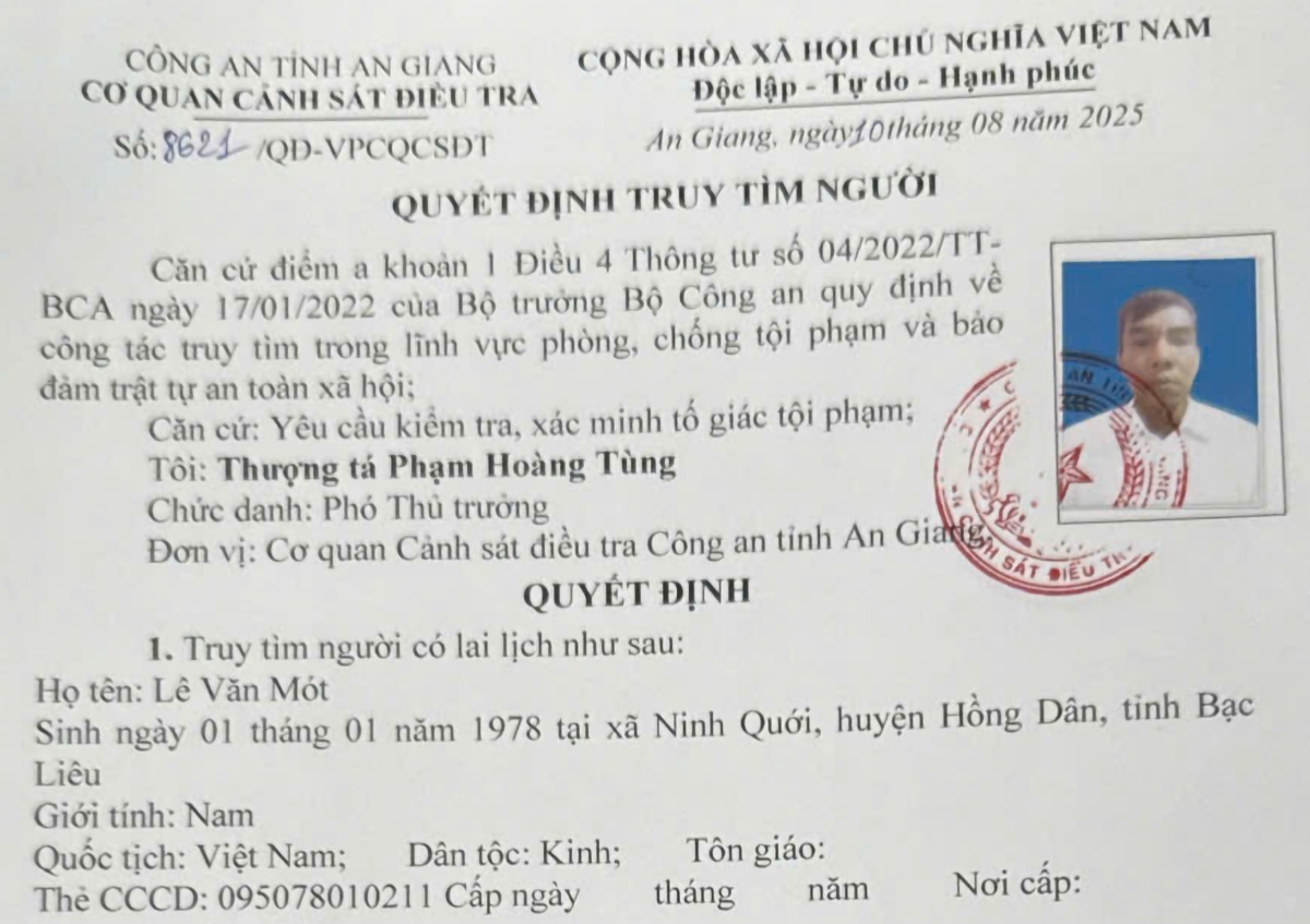 An Giang: Truy t&igrave;m người đ&agrave;n &ocirc;ng bị tố lừa b&aacute;n đất ở Ph&uacute; Quốc- Ảnh 1.