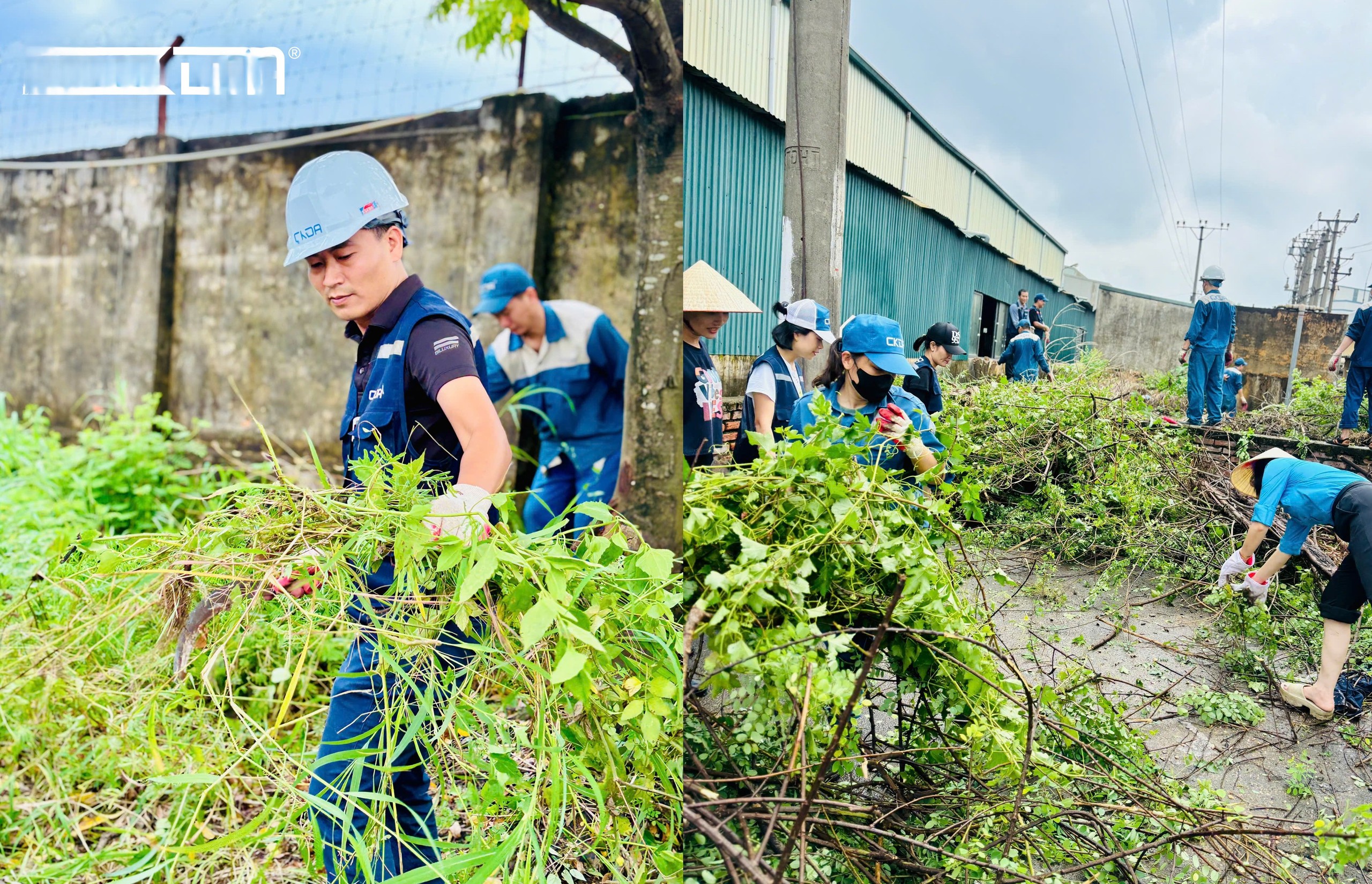 Bữa cơm C&ocirc;ng đo&agrave;n - Ấm &aacute;p sau cơn mưa, gắn kết tr&aacute;i tim người thợ- Ảnh 1.