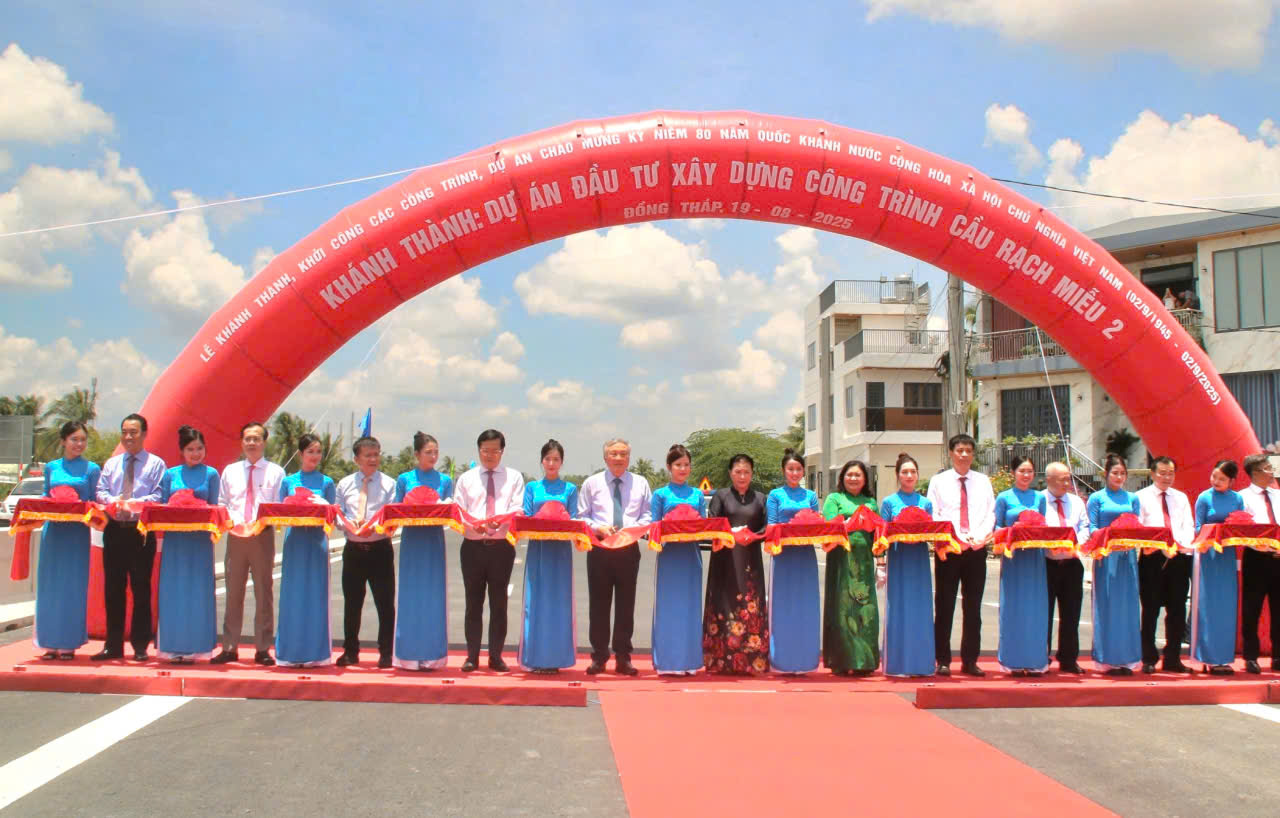 Cầu Rạch Miễu 2 - Nhịp nối h&ocirc;m nay, động lực ng&agrave;y mai- Ảnh 1.