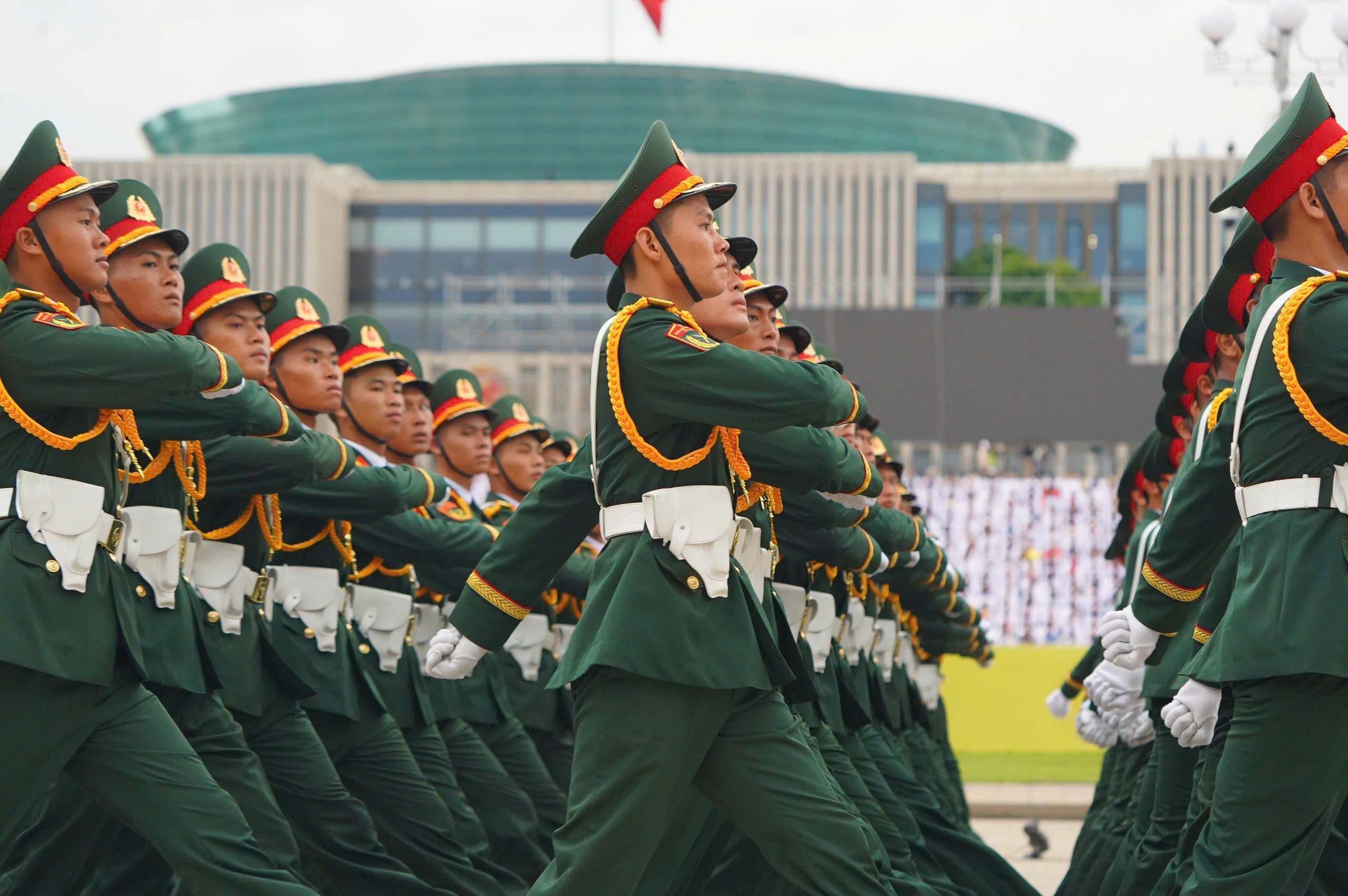 Ngắm c&aacute;c khối hợp luyện diễu binh, diễu h&agrave;nh lần 2 tại Quảng trường Ba Đ&igrave;nh- Ảnh 4.