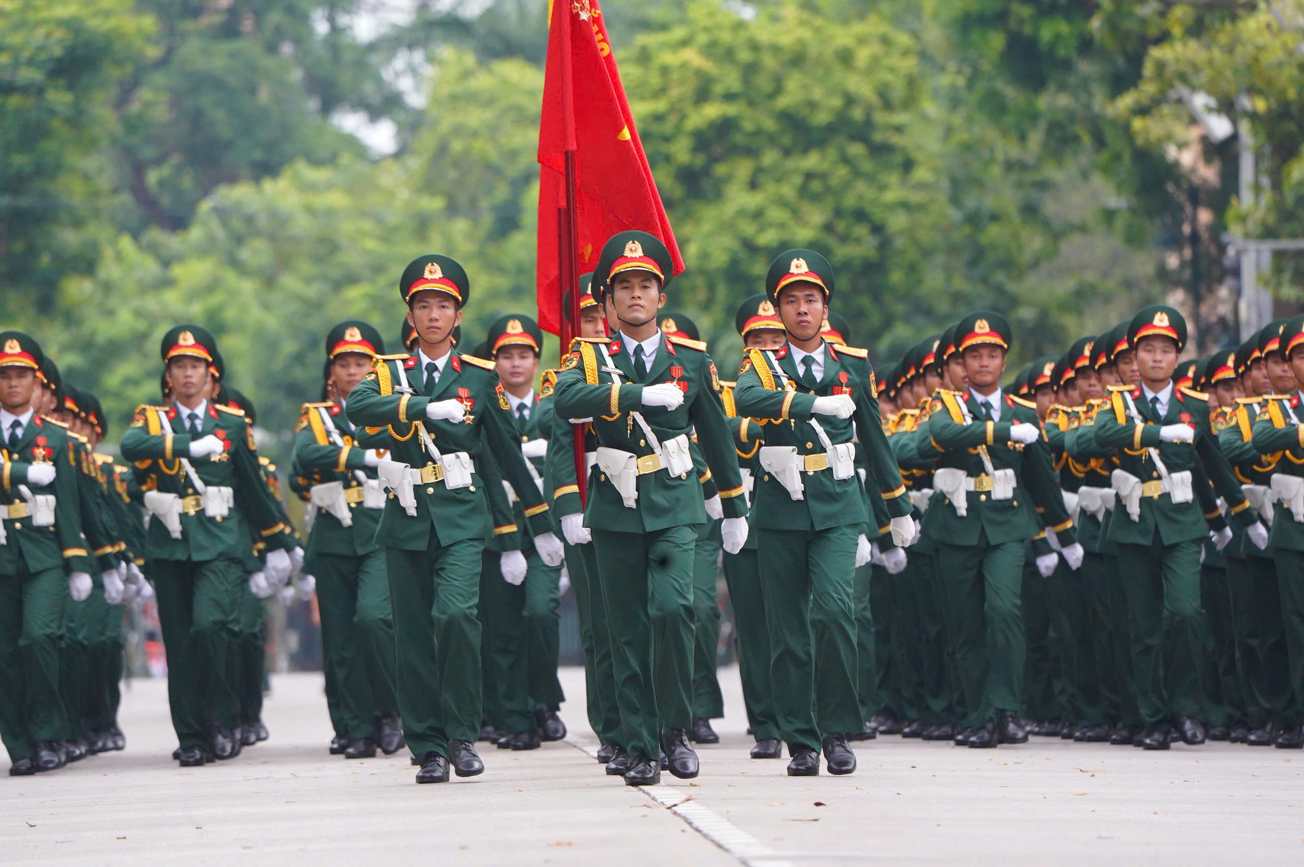 Ngắm c&aacute;c khối hợp luyện diễu binh, diễu h&agrave;nh lần 2 tại Quảng trường Ba Đ&igrave;nh- Ảnh 3.