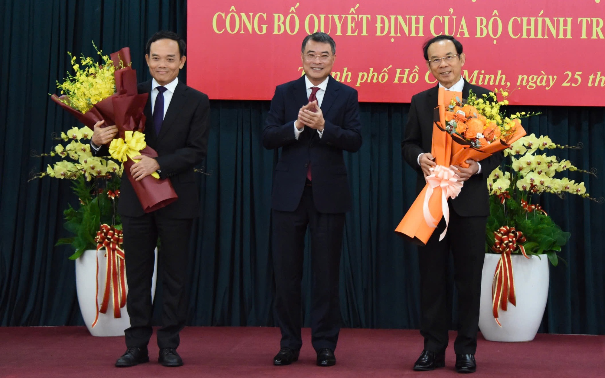 Bí thư TP.HCM Trần Lưu Quang cùng đoàn đại biểu dâng hương tưởng niệm Anh hùng liệt sĩ- Ảnh 8. Ông Trần Lưu Quang giữ chức Bí thư Thành ủy TP.HCM