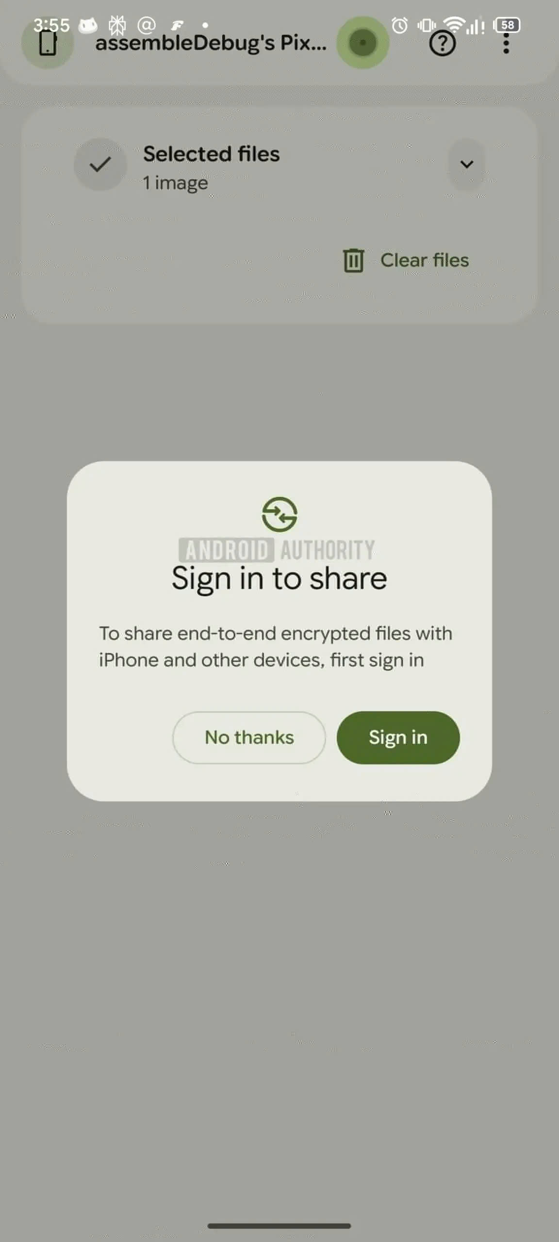 Google thử nghiệm đưa t&iacute;nh năng chia sẻ dữ liệu giữa Android v&agrave; iOS- Ảnh 1.
