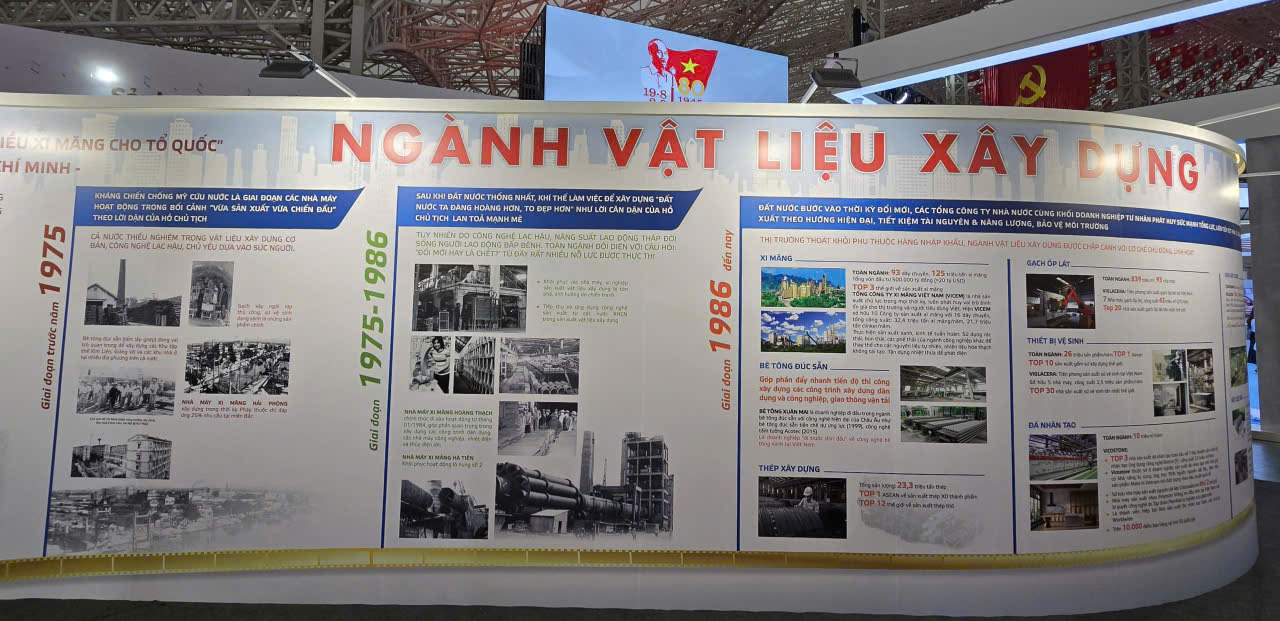 Ấn tượng kh&ocirc;ng gian trưng b&agrave;y th&agrave;nh tựu 80 năm ng&agrave;nh X&acirc;y dựng- Ảnh 14.