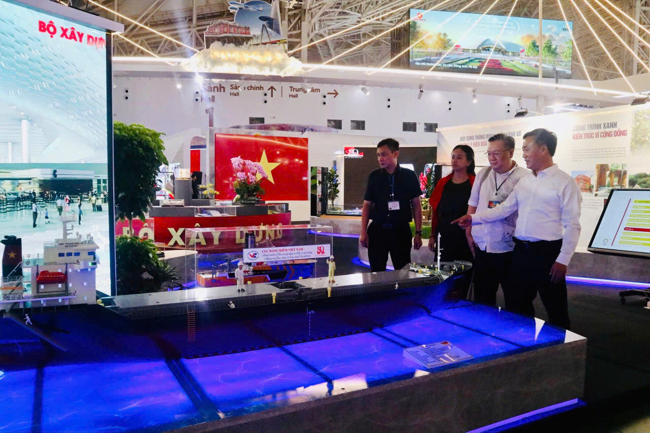 Ấn tượng kh&ocirc;ng gian trưng b&agrave;y th&agrave;nh tựu 80 năm ng&agrave;nh X&acirc;y dựng- Ảnh 24.