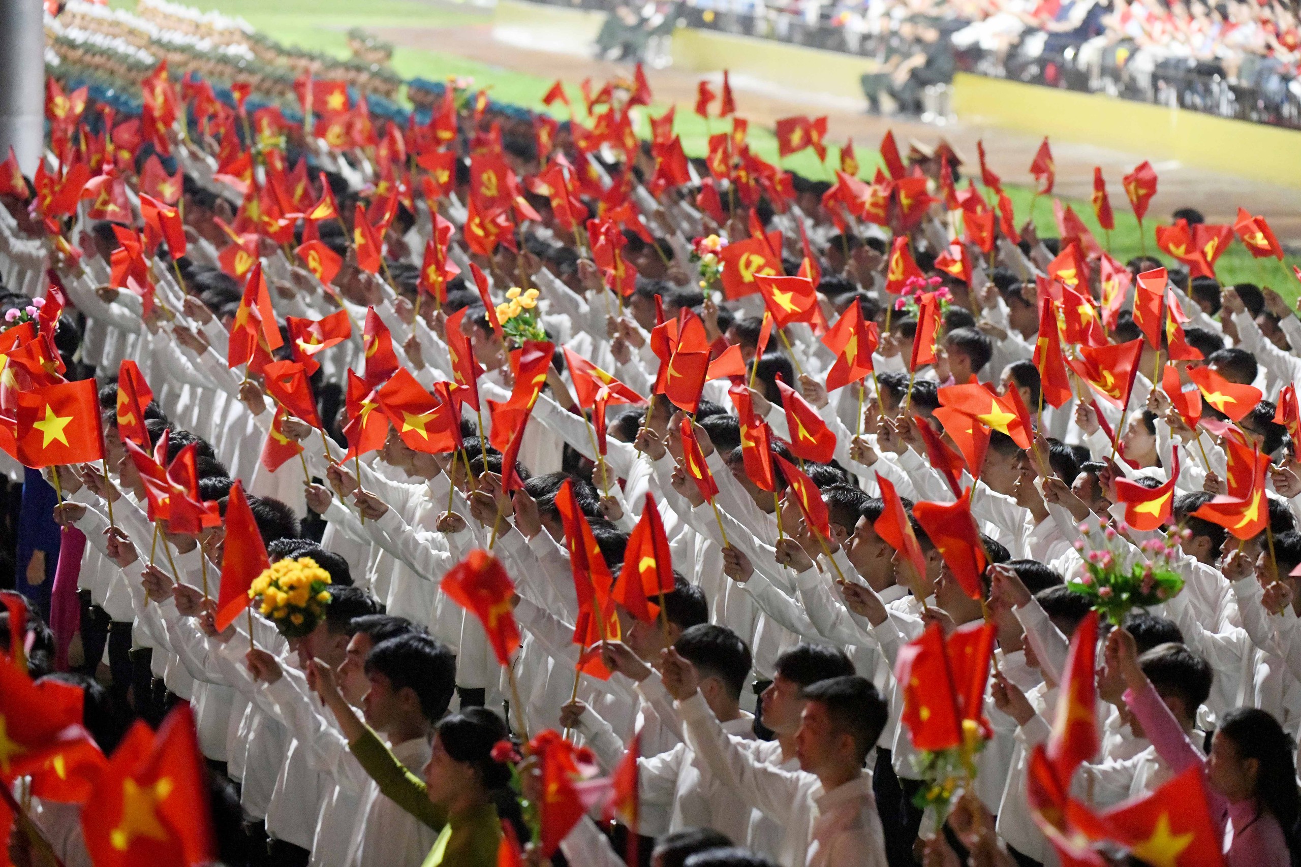 To&agrave;n cảnh xe tăng, kh&iacute; t&agrave;i, lực lượng h&ugrave;ng hậu diễu h&agrave;nh qua Quảng trường Ba Đ&igrave;nh- Ảnh 26.