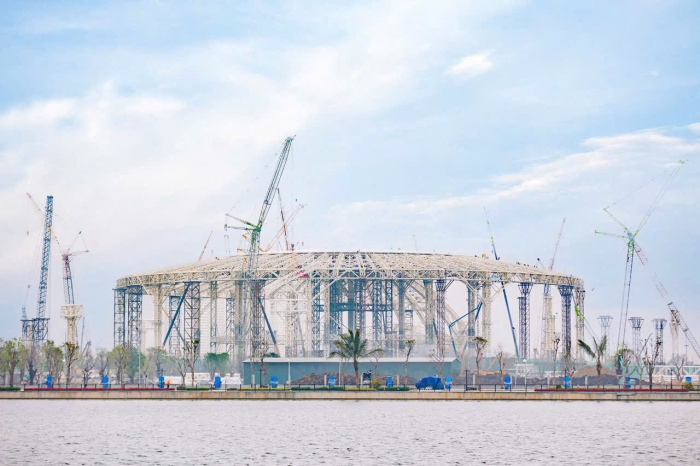 M&aacute;i v&ograve;m triển l&atilde;m A80 mang đậm dấu ấn hơn 10.000 tấn ống th&eacute;p cỡ lớn H&ograve;a Ph&aacute;t- Ảnh 4.