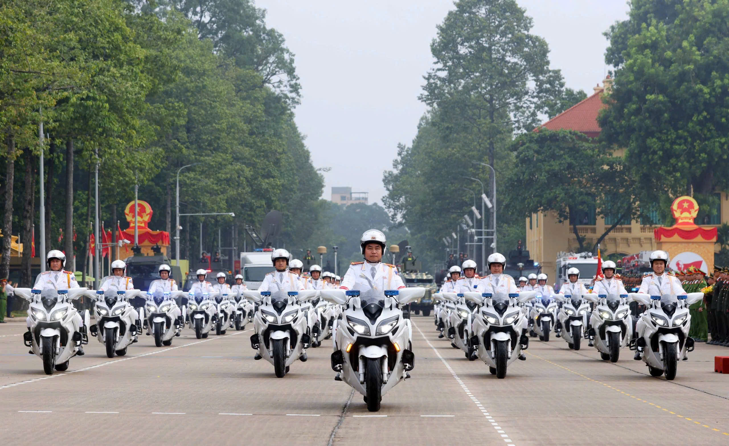 Hơn 1.300 c&aacute;n bộ, chiến sĩ c&ocirc;ng an xuất qu&acirc;n bảo vệ Lễ kỷ niệm 80 năm Quốc kh&aacute;nh- Ảnh 6.