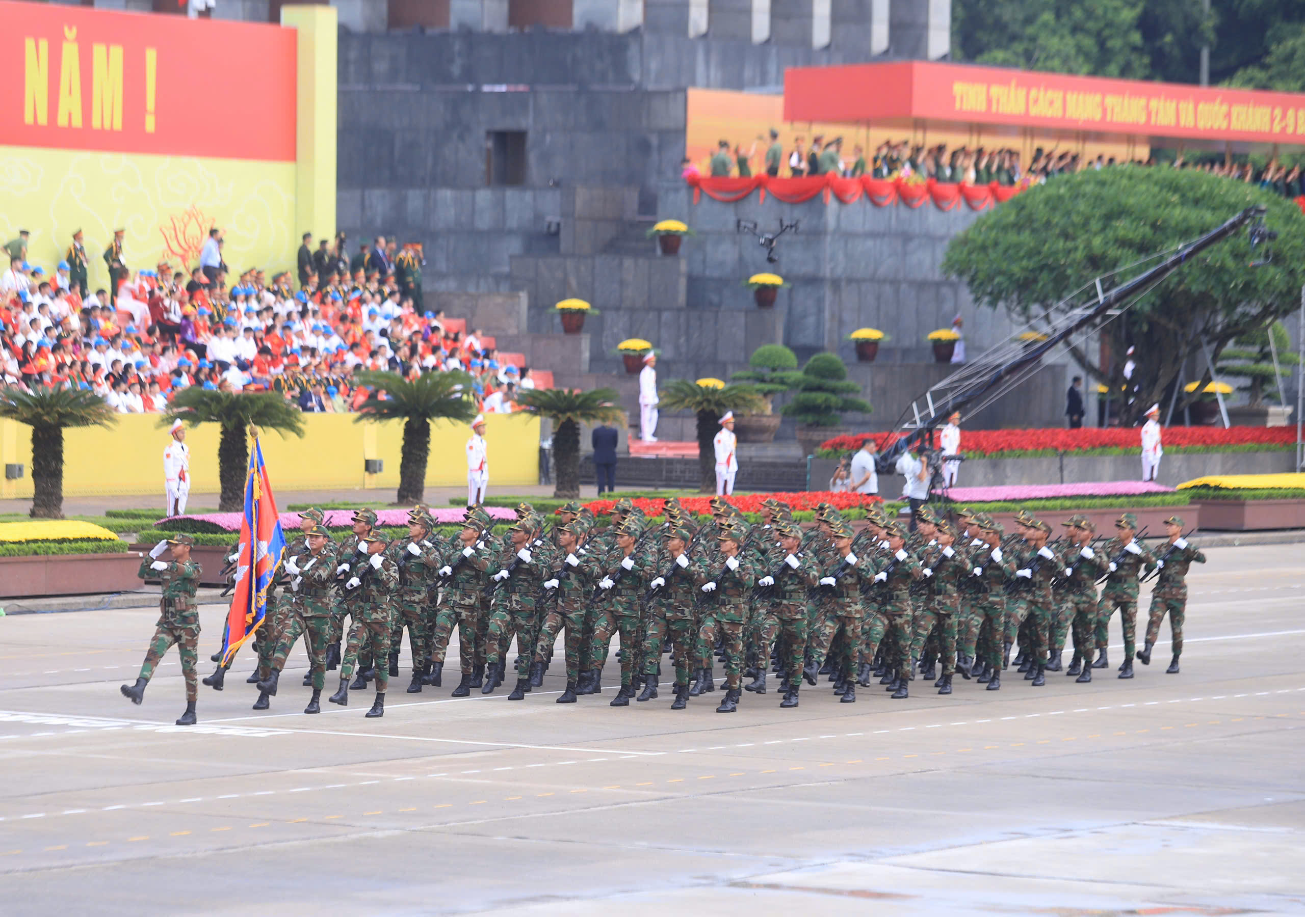 Cận cảnh bốn qu&acirc;n đội khối quốc tế tham gia tổng duyệt diễu binh, diễu h&agrave;nh- Ảnh 10.