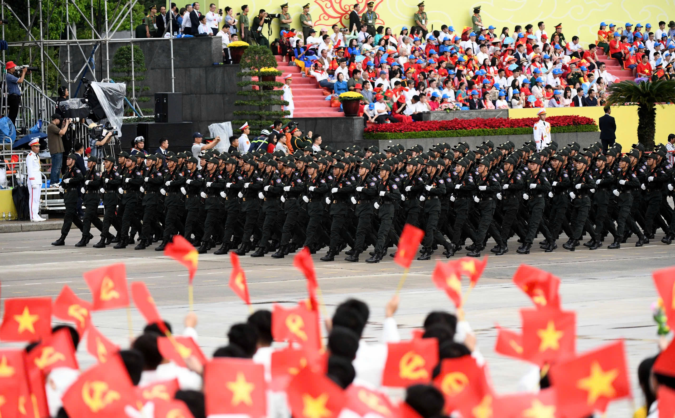 To&agrave;n cảnh tổng duyệt diễu binh, diễu h&agrave;nh, sẵn s&agrave;ng cho đại lễ 2/9- Ảnh 7.