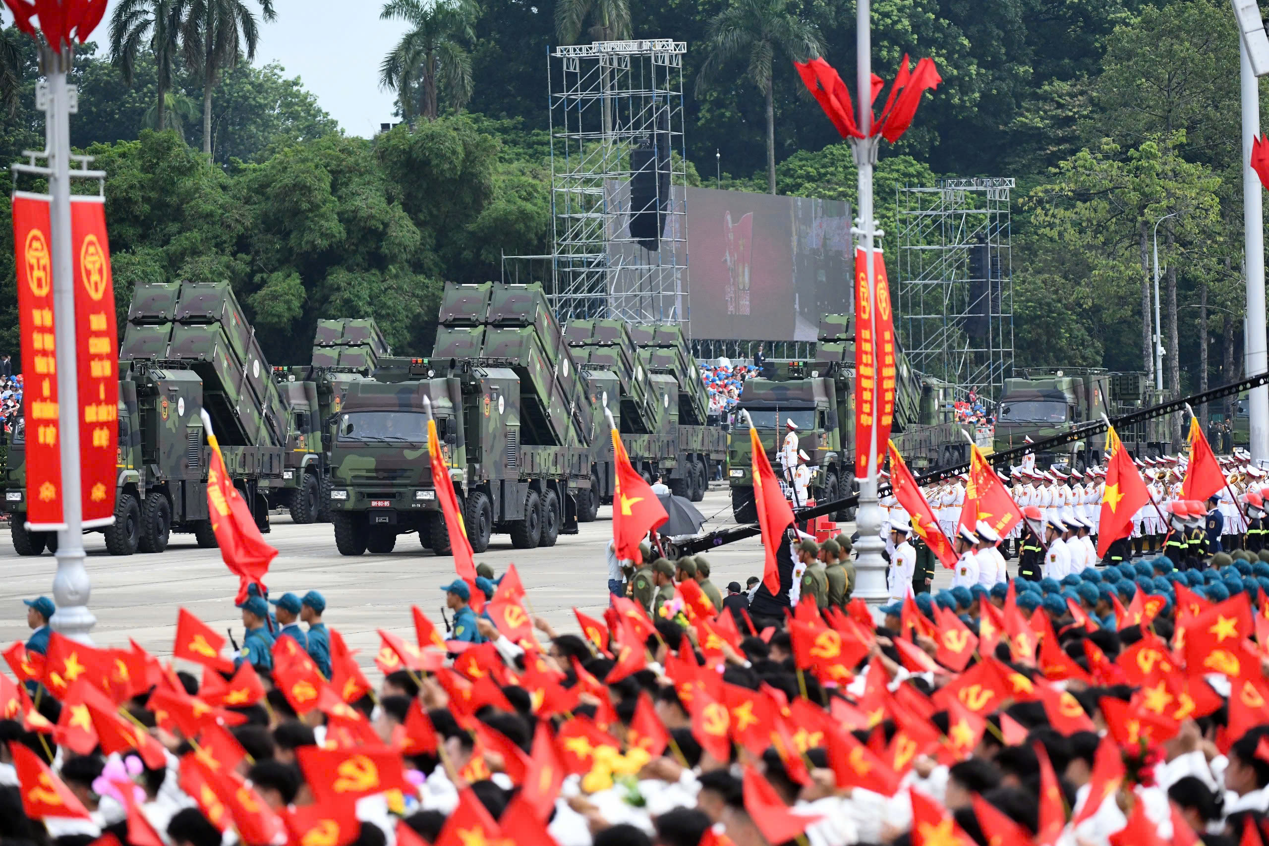 To&agrave;n cảnh tổng duyệt diễu binh, diễu h&agrave;nh, sẵn s&agrave;ng cho đại lễ 2/9- Ảnh 18.