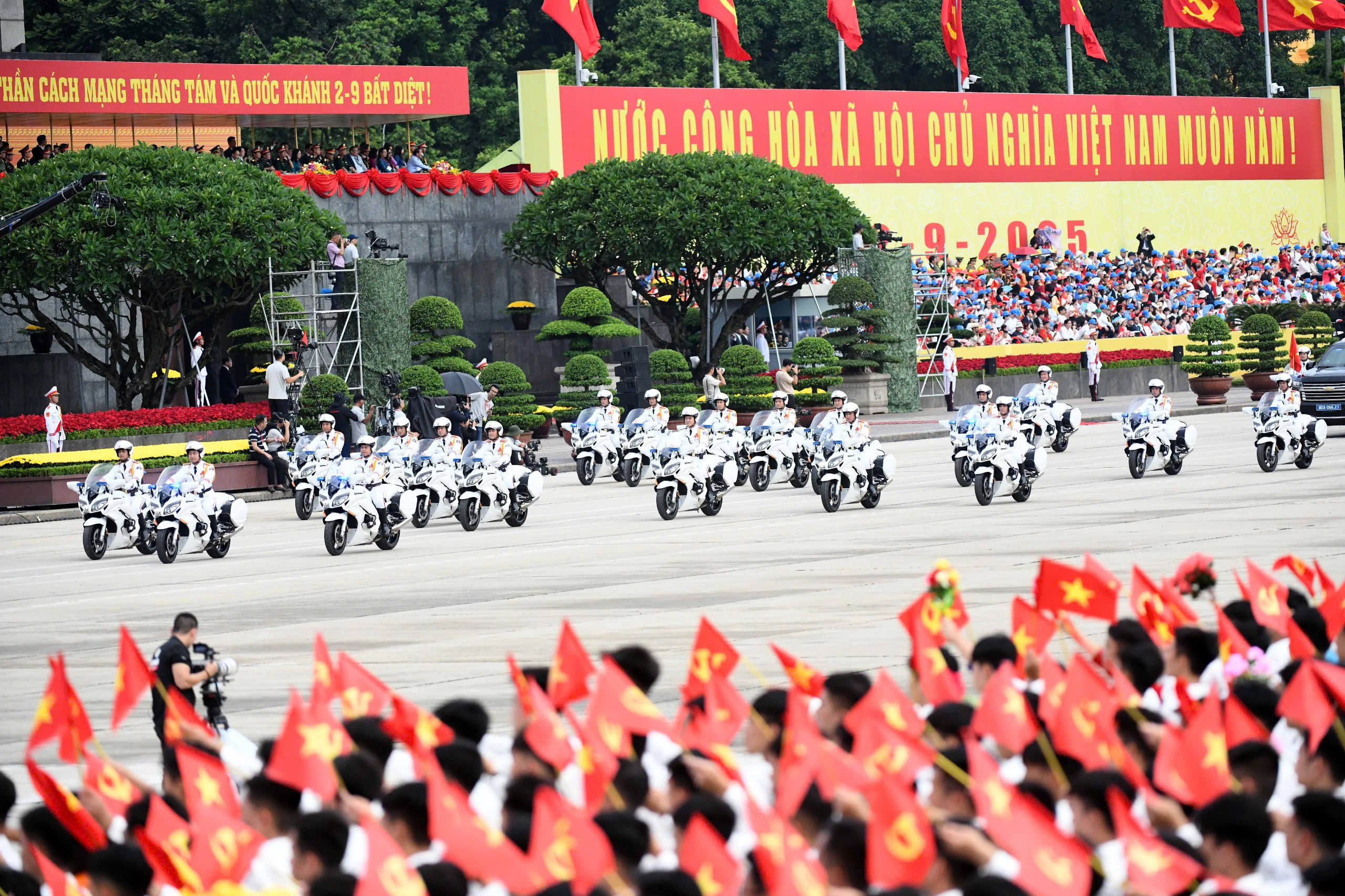 To&agrave;n cảnh tổng duyệt diễu binh, diễu h&agrave;nh, sẵn s&agrave;ng cho đại lễ 2/9- Ảnh 22.