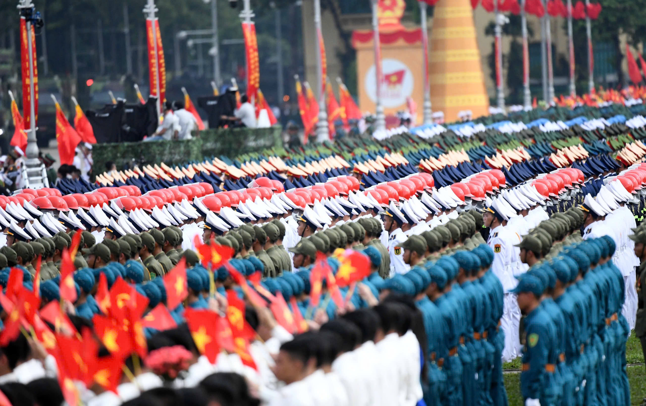 To&agrave;n cảnh tổng duyệt diễu binh, diễu h&agrave;nh, sẵn s&agrave;ng cho đại lễ 2/9- Ảnh 16.