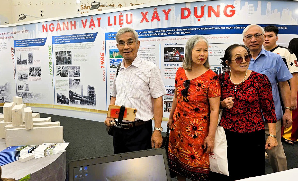 Th&ocirc;ng điệp vật liệu x&acirc;y dựng xanh, bền vững tại triển l&atilde;m th&agrave;nh tựu đất nước- Ảnh 4.