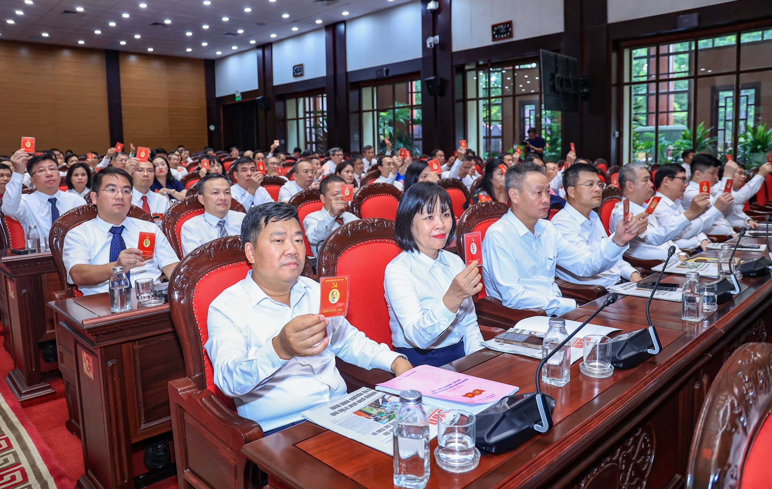 To&agrave;n cảnh phi&ecirc;n tr&ugrave; bị Đại hội Đảng bộ Bộ X&acirc;y dựng lần thứ I, nhiệm kỳ 2025-2030- Ảnh 4.