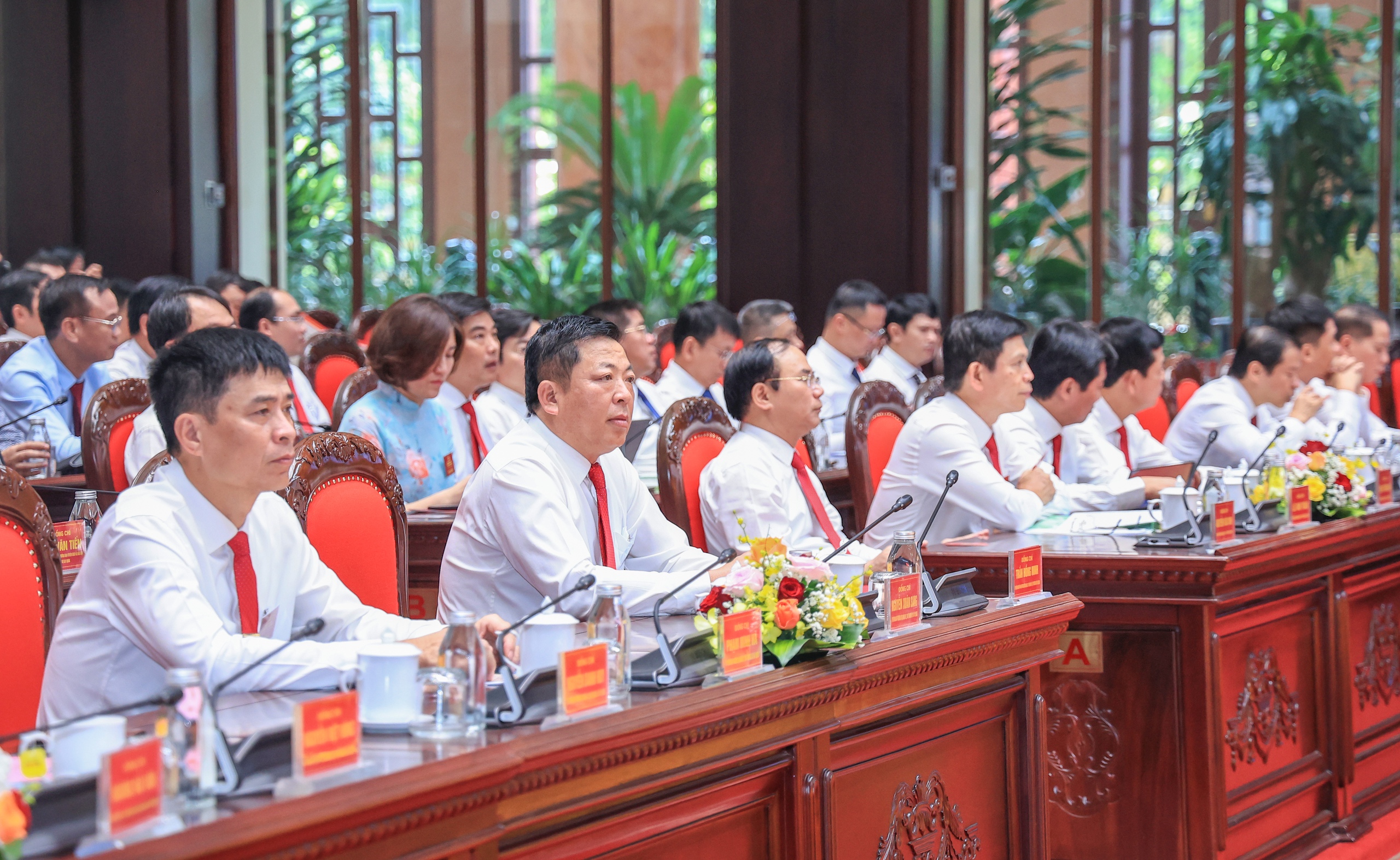 To&agrave;n cảnh phi&ecirc;n tr&ugrave; bị Đại hội Đảng bộ Bộ X&acirc;y dựng lần thứ I, nhiệm kỳ 2025-2030- Ảnh 3.