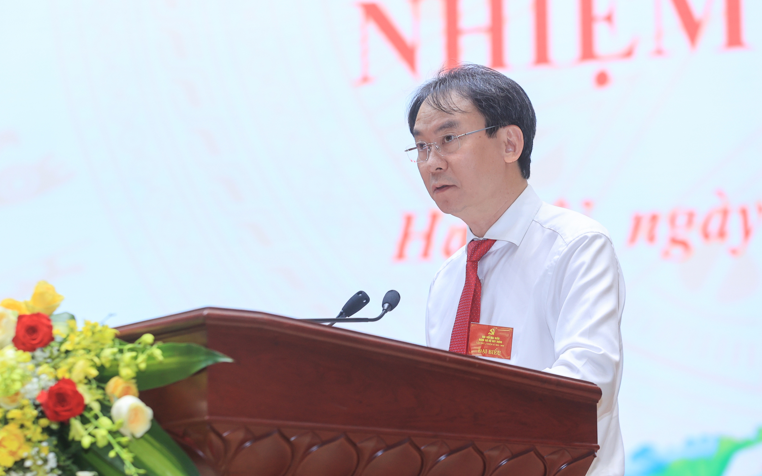 To&agrave;n cảnh phi&ecirc;n tr&ugrave; bị Đại hội Đảng bộ Bộ X&acirc;y dựng lần thứ I, nhiệm kỳ 2025-2030- Ảnh 7.